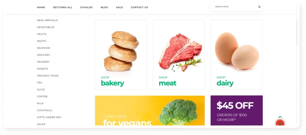 Dexitex - Best 15 grocery shopify stores 2024