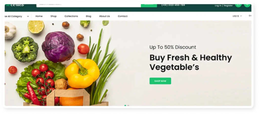 GroceryKart - Best 15 grocery shopify stores 2024