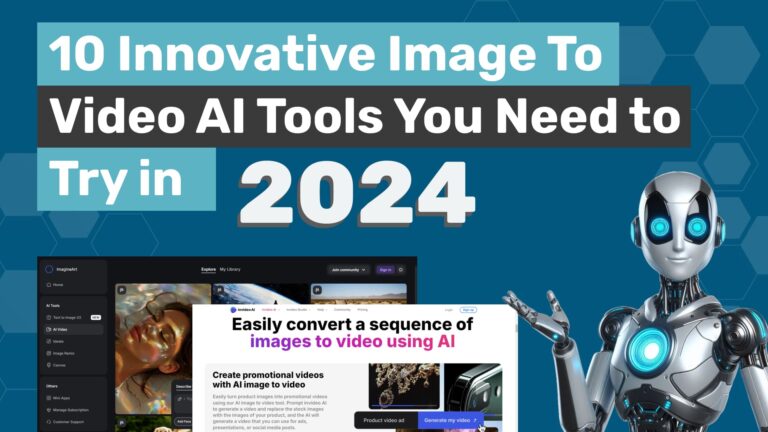 10 Innovative Image to Video AI Tools You Need to Try in 2024 - Blog ...